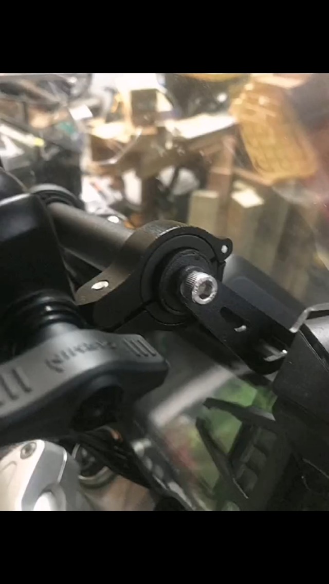 IMESTOU Adattatore A Sfera Da 1″ Per Manubrio – Alluminio, Senza Attrezzi, Per Bici E Moto (Confezione Da 2) - 3