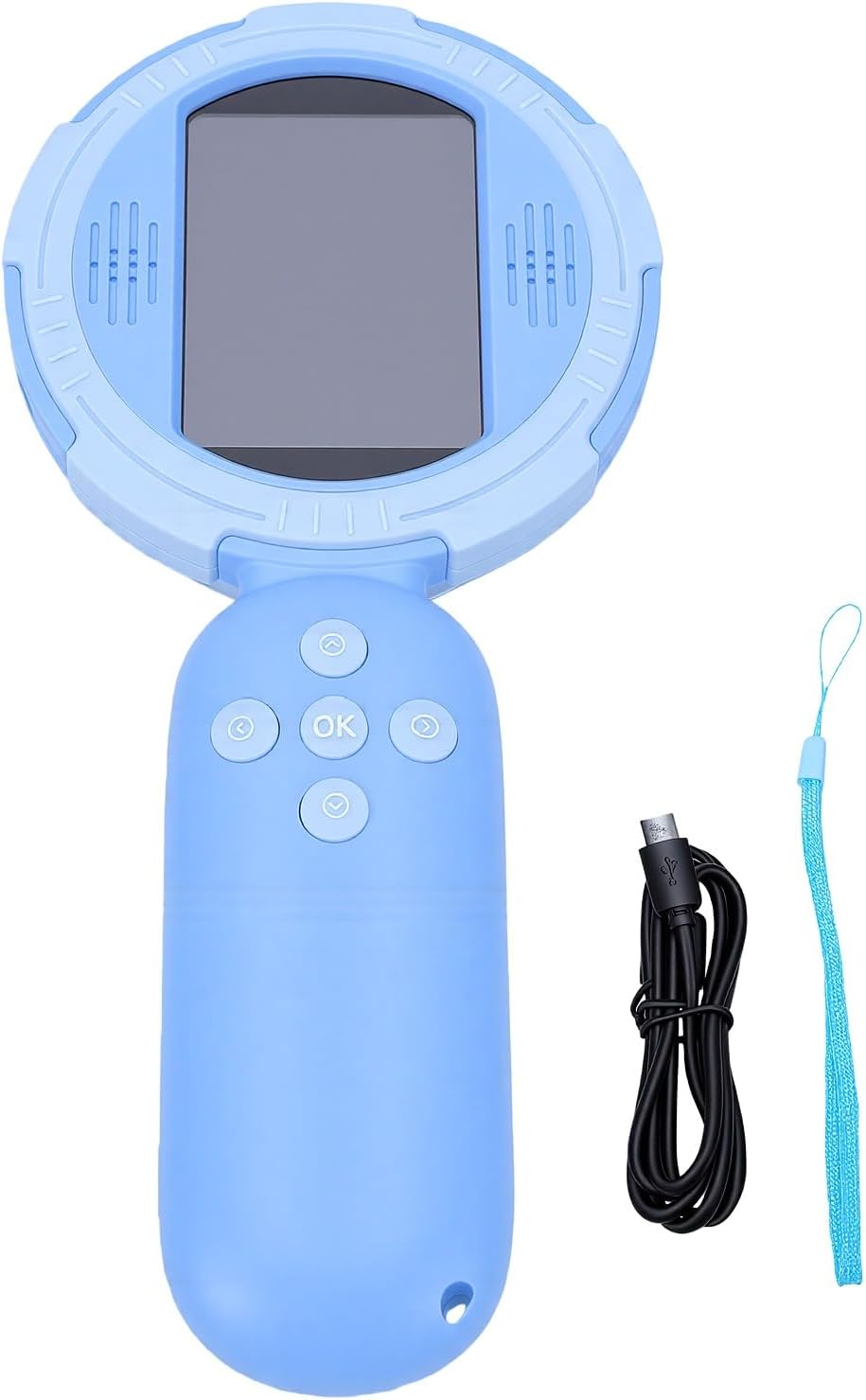 Alomejor Kids Handheld Microscope Rechargeable Battery Neck Strap with Computer Connection image 3