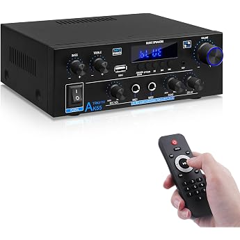 HiFi Amplifier AK55 Bluetooth Stereo Audio Amplifier Receiver