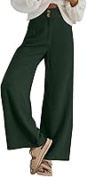 Sidefeel Women's High Waisted Corduroy Wide Leg Pants 2025 - Stretchy Casual Loose Fit with Pockets