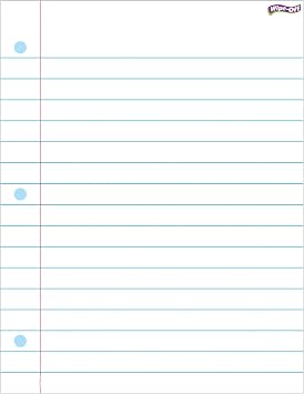 TREND Notebook Paper Wipe-Off Chart, Classroom Decor, 17" x 22"