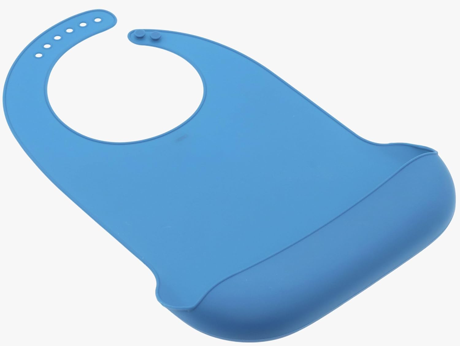 Silicon bib for adult, elderly or visually impaired