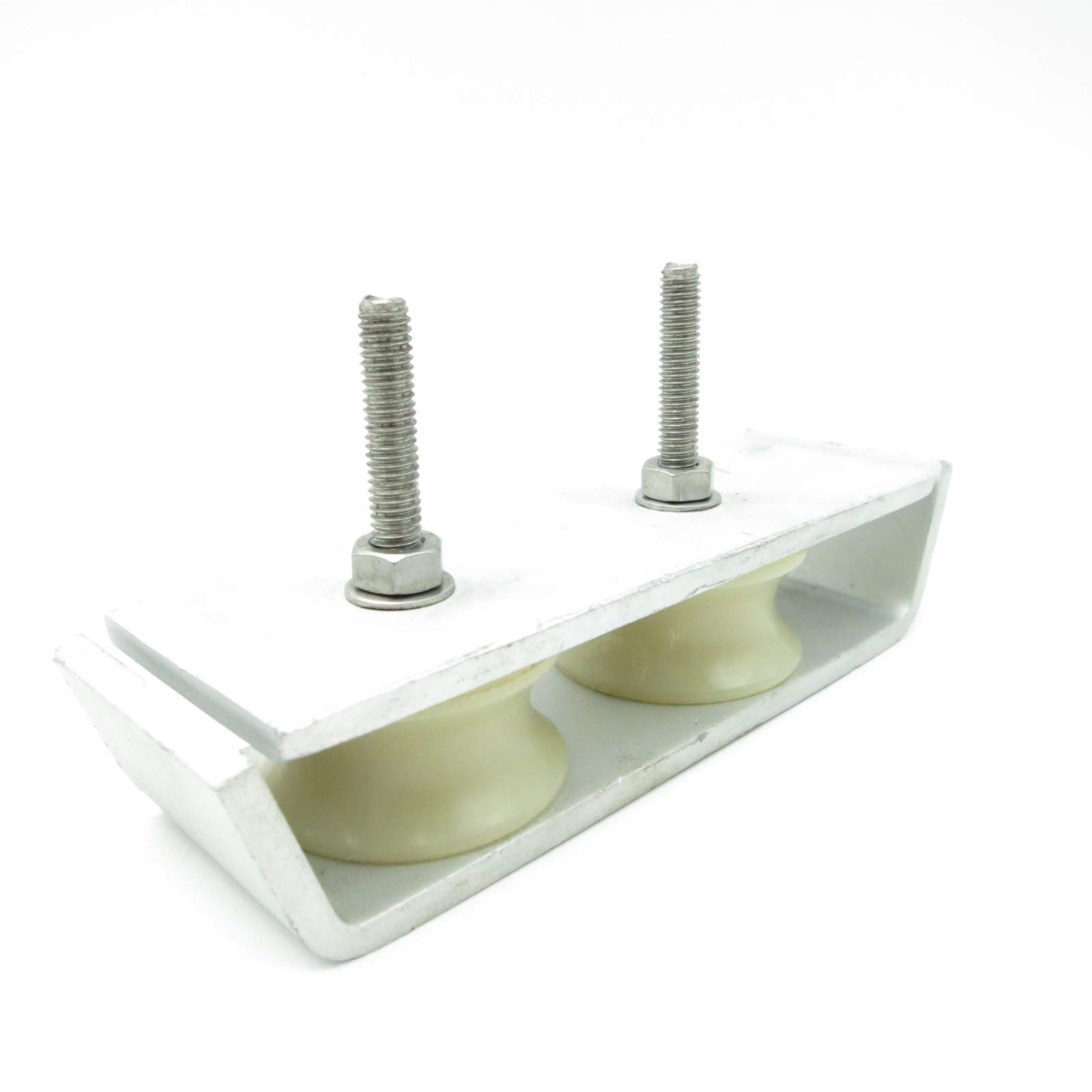 Fallenumlenker 2-fach Umlenkblock Umlenkrolle Deckorganizer Alu Ø<15mm