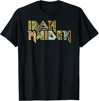 Iron Maiden Eddie Logo T-Shirt, Men, Black, 3X-Large