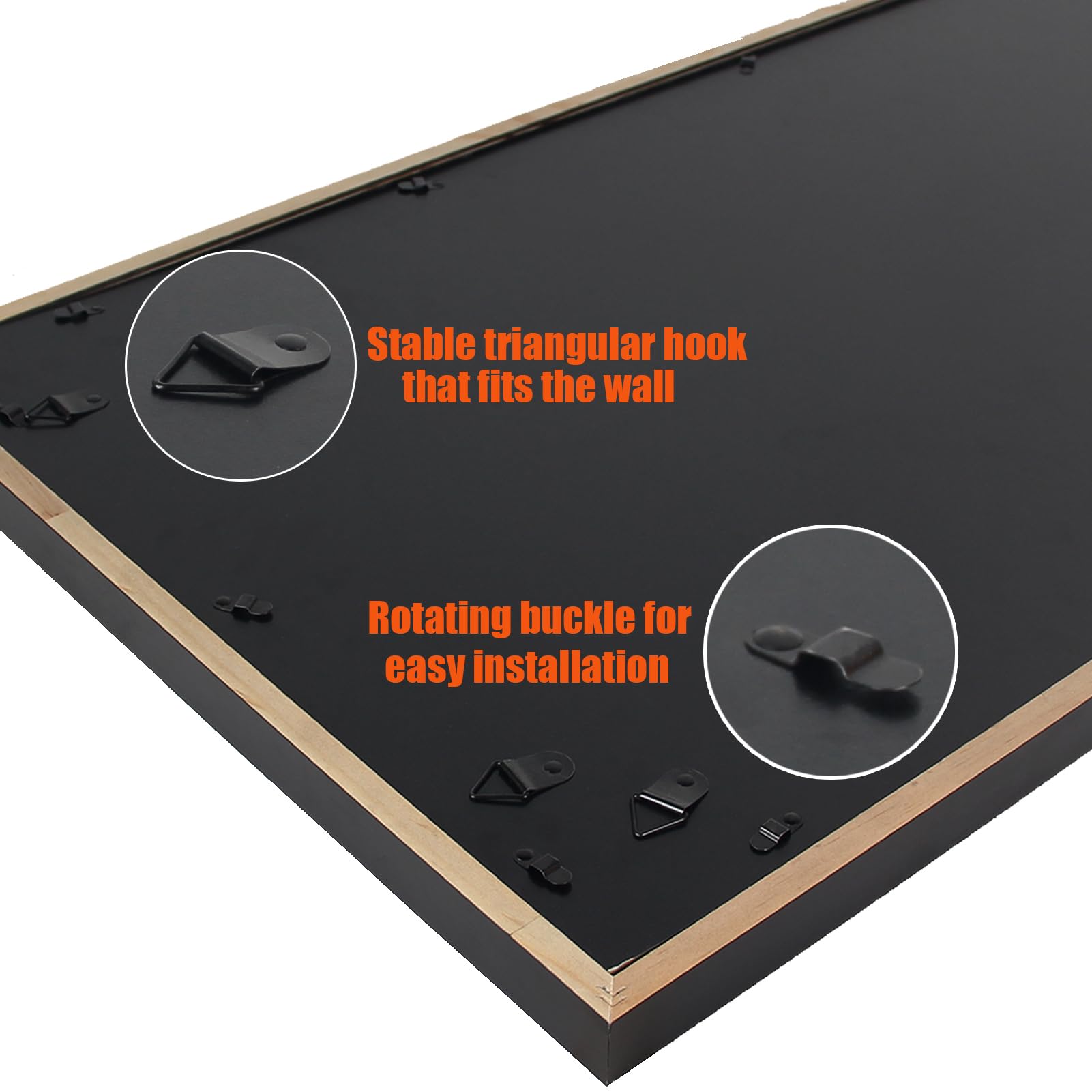 Cornice per dischi in vinile, 86 x 48 cm, Cornice Vinile per Esporre Copertine di Dischi in da 12x12 Pollici