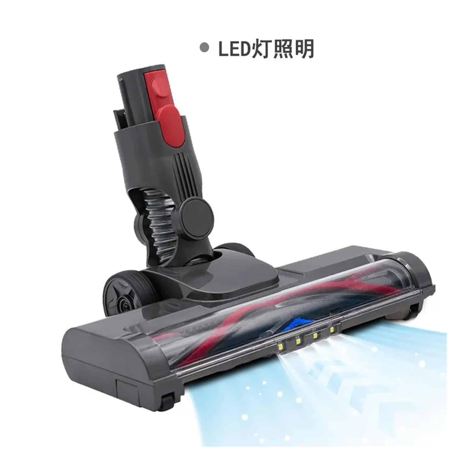 Compatible Con Dyson, V7, V8, V10, V11, V15, Accesorio For Suelo De Madera Dura, Repuesto De Cabezal De Cepillo De Rodillo Suave Con Luz