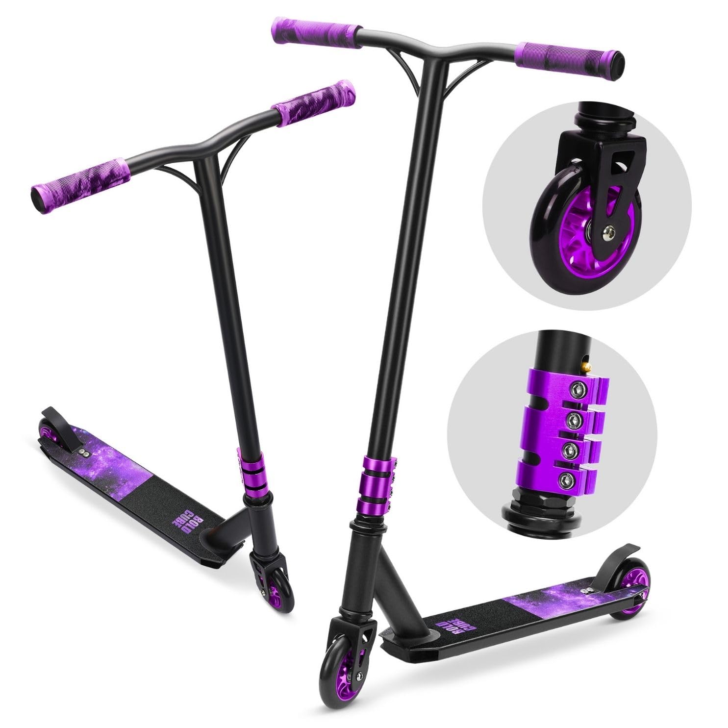 BOLDCUBE Deluxe Stunt Scooter