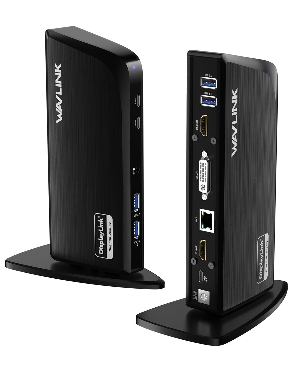 WAVLINK DisplayLink Docking Station 13-in-1 USB C Laptop Dock, triplo display (4K HDMI+2×2K HDMI/DVI), 5Gbps USB-C/A, Ethernet, compatibile con Windows/Mac OS/MacBook Neo (senza ricarica laptop)