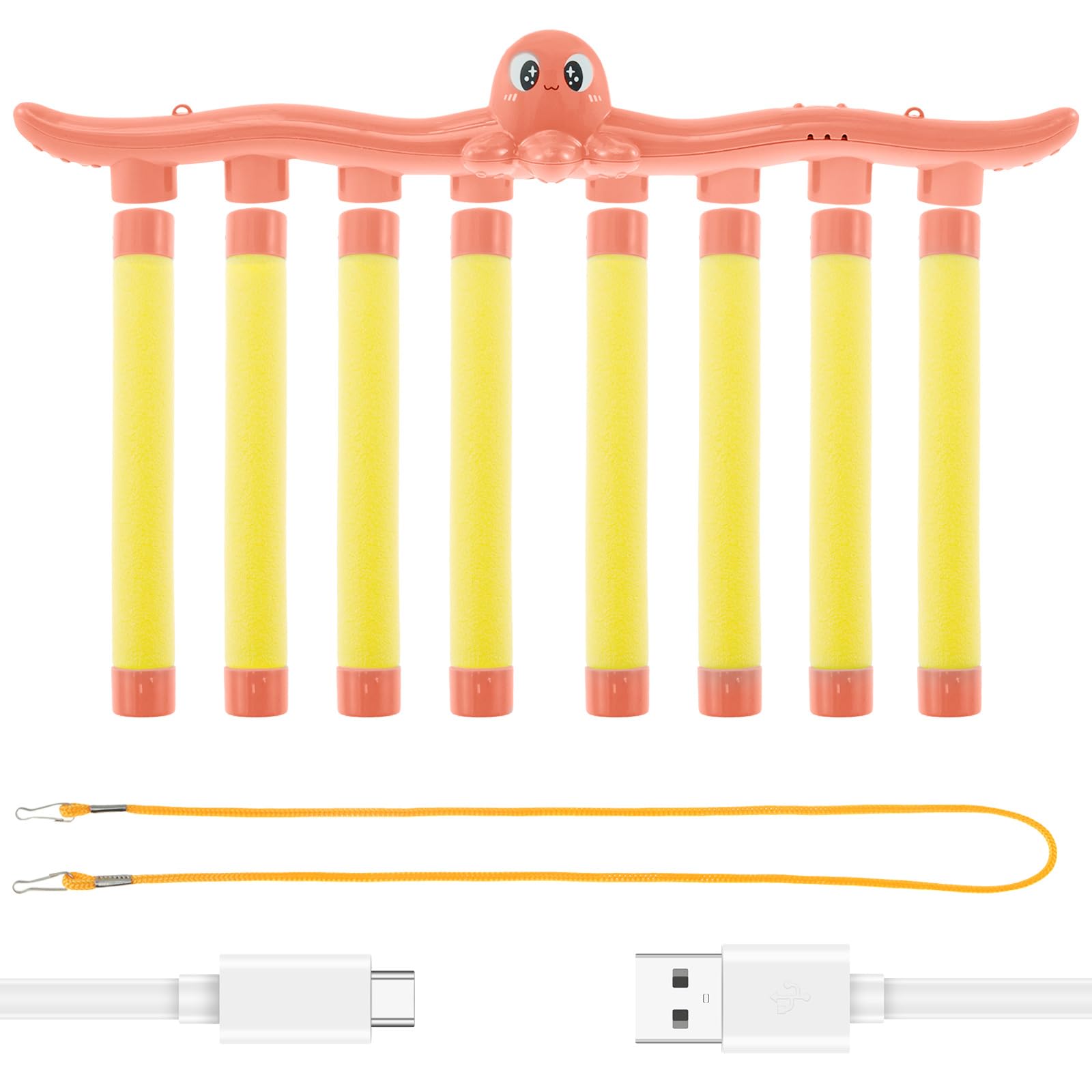 ZLHETWT Catching Sticks Game, Snake Attack Game, Morereinforced Game Stick, Adjustable Speeds Hand Speed Challenge Game Drop Stick Reaction Game for Kids Home Party (Pink)