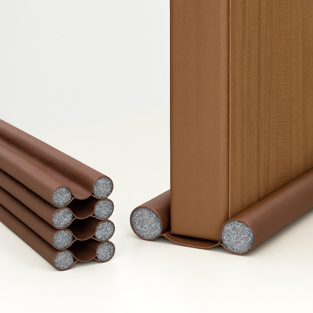 Door Bottom Sealing Strip Guard for Home | (39 inches, Pack of 5) | Stoppers | Seal | Closers | Sound-Proof Reduce Noise Energy Saving Weather Stripping | Waterproof-image-19