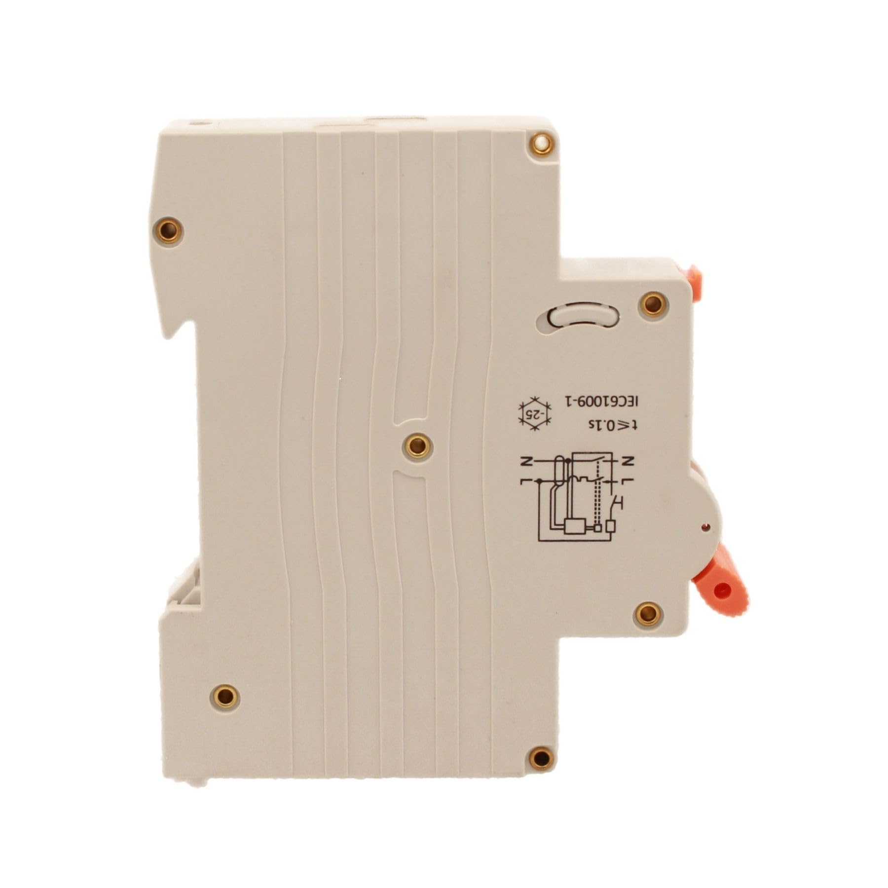Interruttore Differenziale Magnetotermico 10mA Per Zone Umide, 16A C16, RCBO Tipo A Curva C, 1 Modulo DIN, 1P+N 6kA 220V, Serie PL8HT Professionale