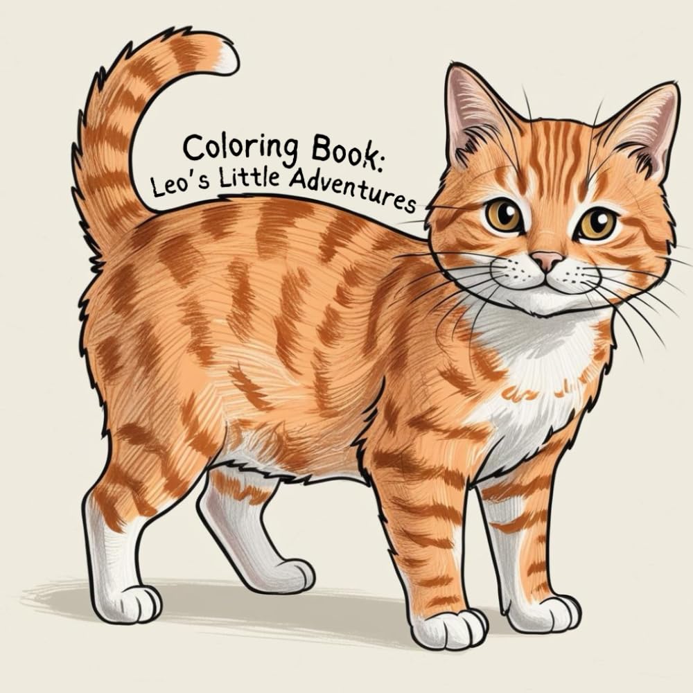 Leo's Little Adventures Coloring Book: 25 Designs Based Off Original Photos (The Leo Series)