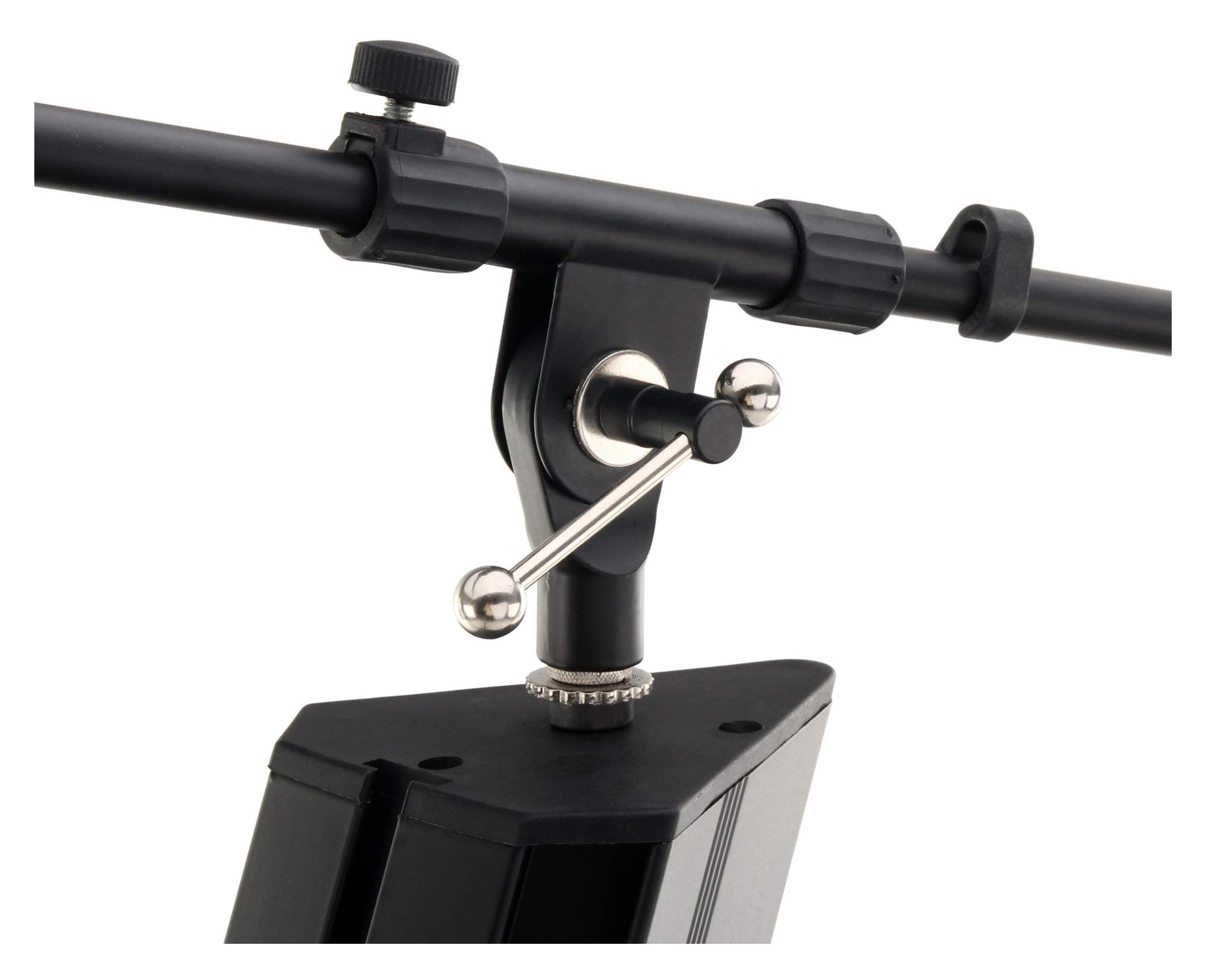 Classic Cantabile Supporto Tastiera KS-100 argento incluso microfono Pronomic e borsa per il trasporto