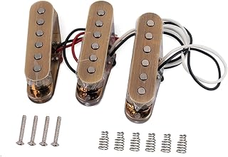 LIGIGWASH 3 Pastillas Para Guitarra Mástil Guitarra Eléctrica Instrumentos Musicales Piezas De Guitarra Accesorios De Guitarra Humbucker Individual Para Guitarra Color Marrón Claro