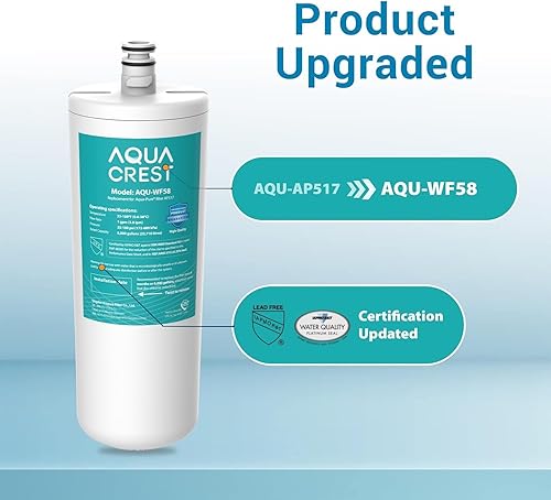 Miniatura 2 de AQUACREST AP517 Filtro de agua para debajo del fregadero, 6000 galones de repuesto para Aqua-Pure® AP517, AP51711, AP510, AP517EA, CS-61, CF8504-A,