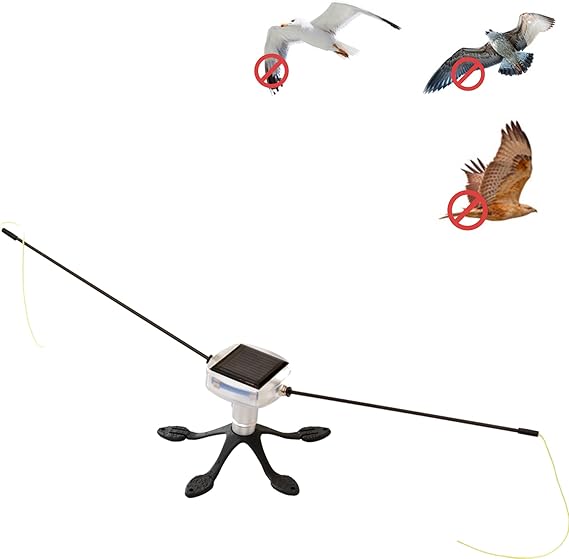 BirdBoggle Set Solar Bird Deterrent Boats and Balconies