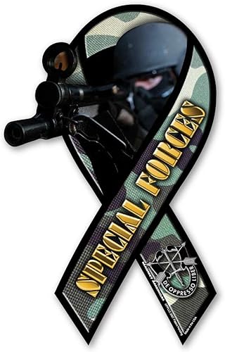 El imán de cinta grande de Special Forces de Magnet America mide 8 x 5 pulgadas, hecho para vehículos y refrigeradores