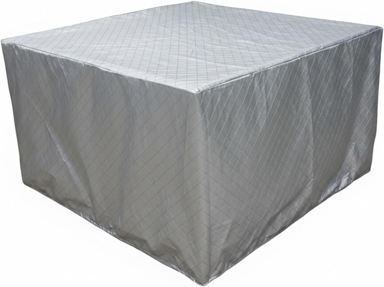 Small Outdoor Accessory Cover, Aluminum Coated Oxford Cloth Protective Case for Patio Items, 9.8 x 7.9 x 2.0 Inches