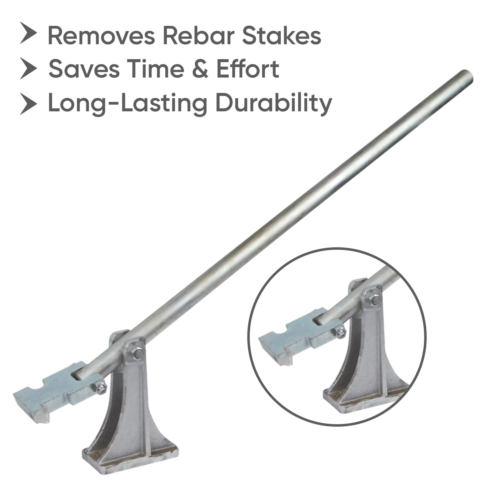 Tool For Posts Adjustable C-claw Post Puller Bamboo Stake Remover Heavy Duty Metal ...