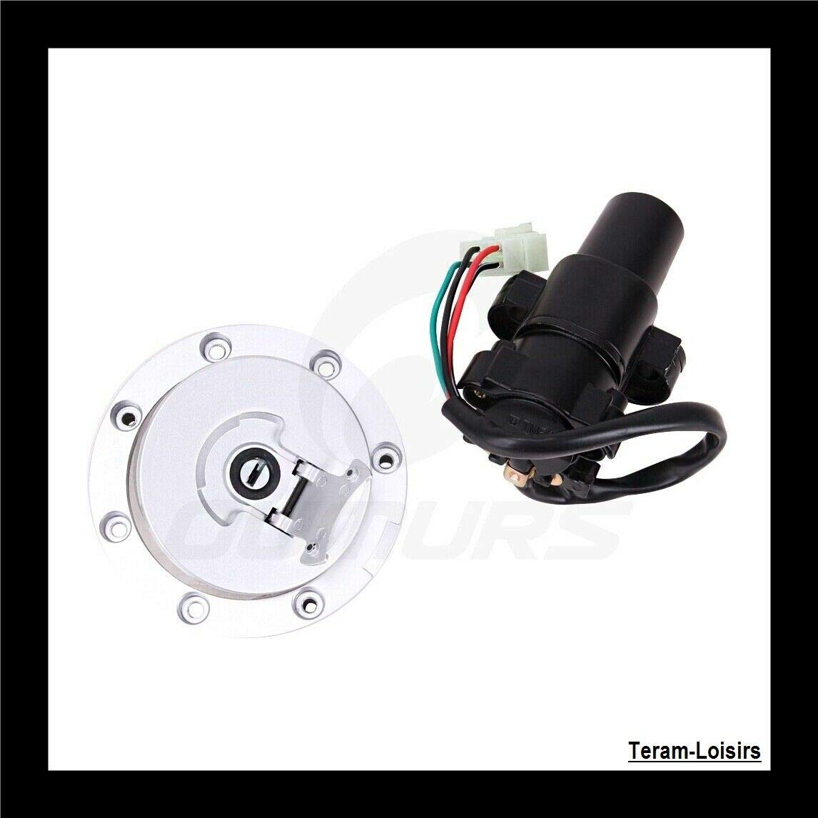 TERAM LOISIRS Kit Neiman Clé Bouchon Serrure pour Honda CBR 600 9001100 / VFR 800 / NT700V / CBF 600 / VTR 1000 / NT650 /ST1300 /CB 400 750 1100 Neuf France