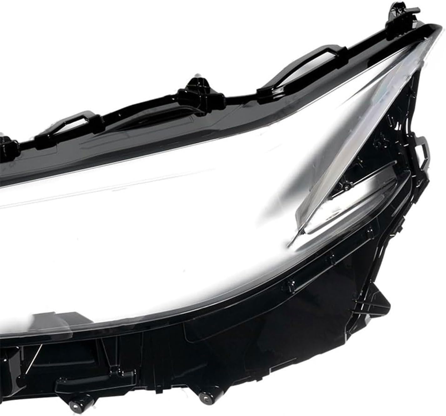 Car Headlight Lens Cover for Lexus ES ES200 ES260 ES300H 2018-2021 2022 2023 2024, Car Headlight Cover Replacement Headlight Shell Transparent Lampshade Lens Accessories,A Pair