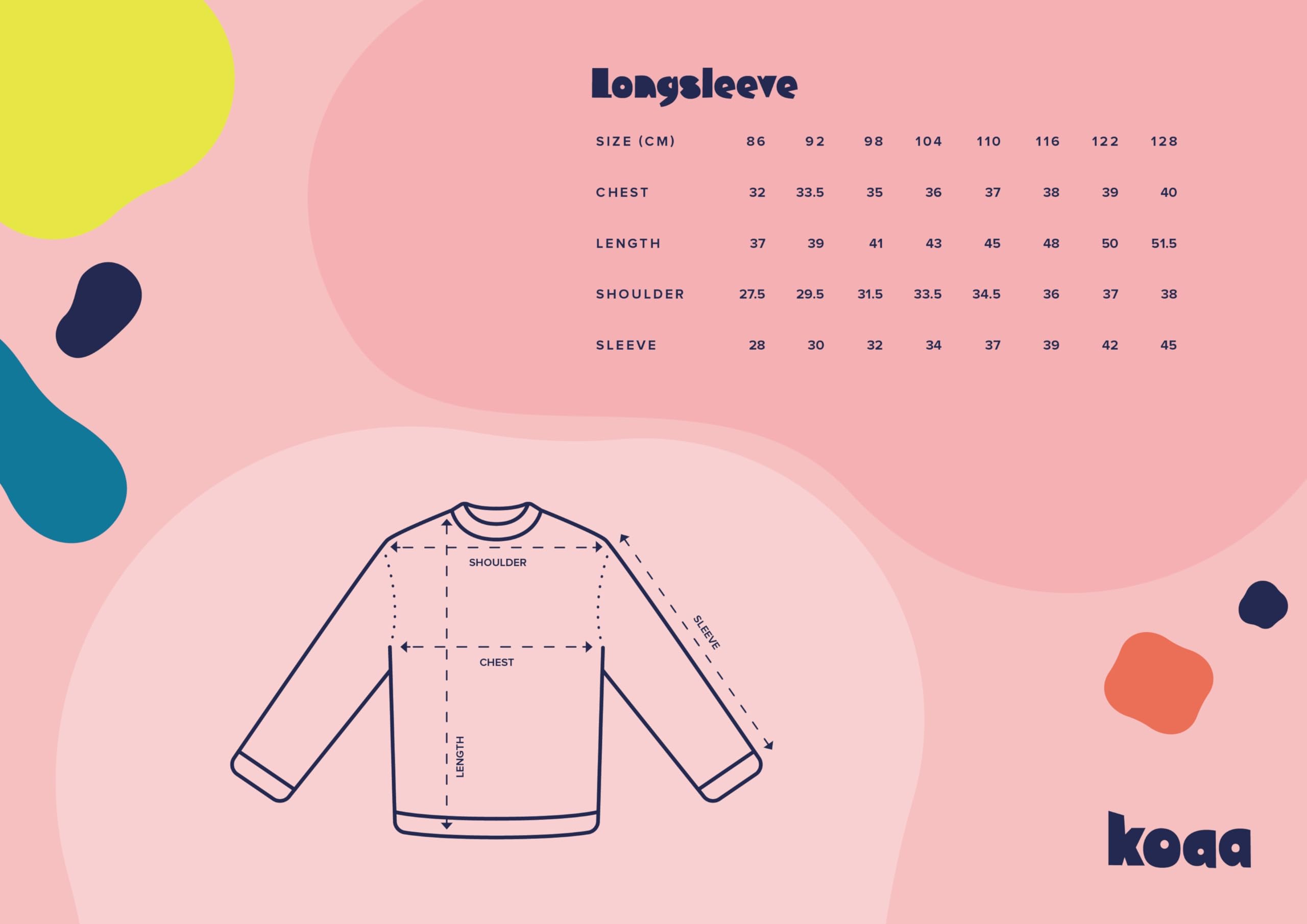koaa Die Maus Stripes Longsleeve – Sendung mit der Maus, Kids Sweater, Pullover Sweatshirt Jungen, mädchen Langarmshirt, kinderpullover, Sweatshirts Langarm, kinderkleidung, 104-128