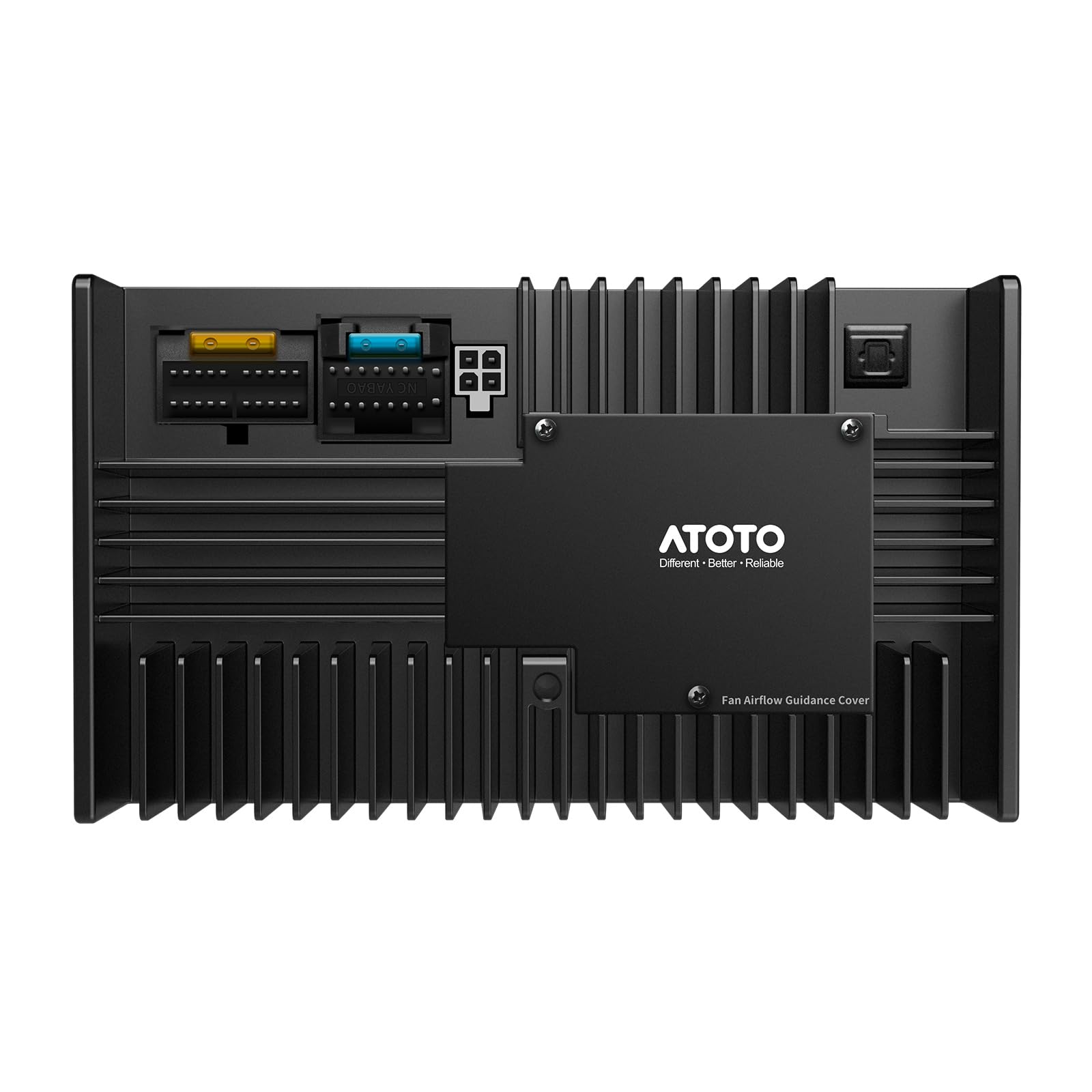ATOTO Amplificatore Audio per Auto, 4 Ohm, Potenza massima 392 Watt, 4 Canali, Classe A/B, Convertitori Line-Out integrati,Perfetto per l'uso in Auto, CA-AEC02