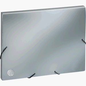 Ecobra Ordnungsmappe 940123 A4 silb/sw