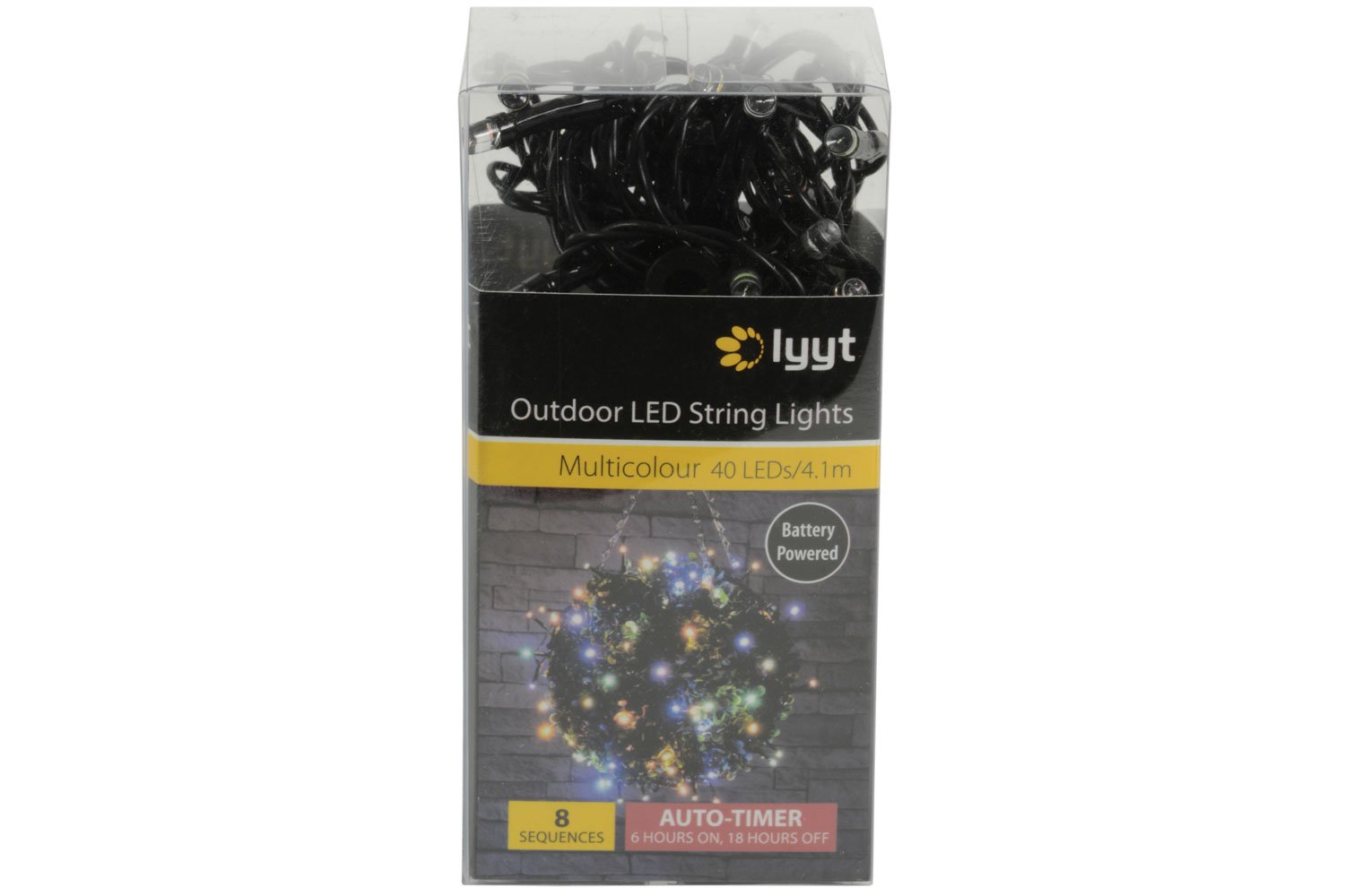 Lyyt 40 Led Multicolour 40 Led Battery String Light Multicolour