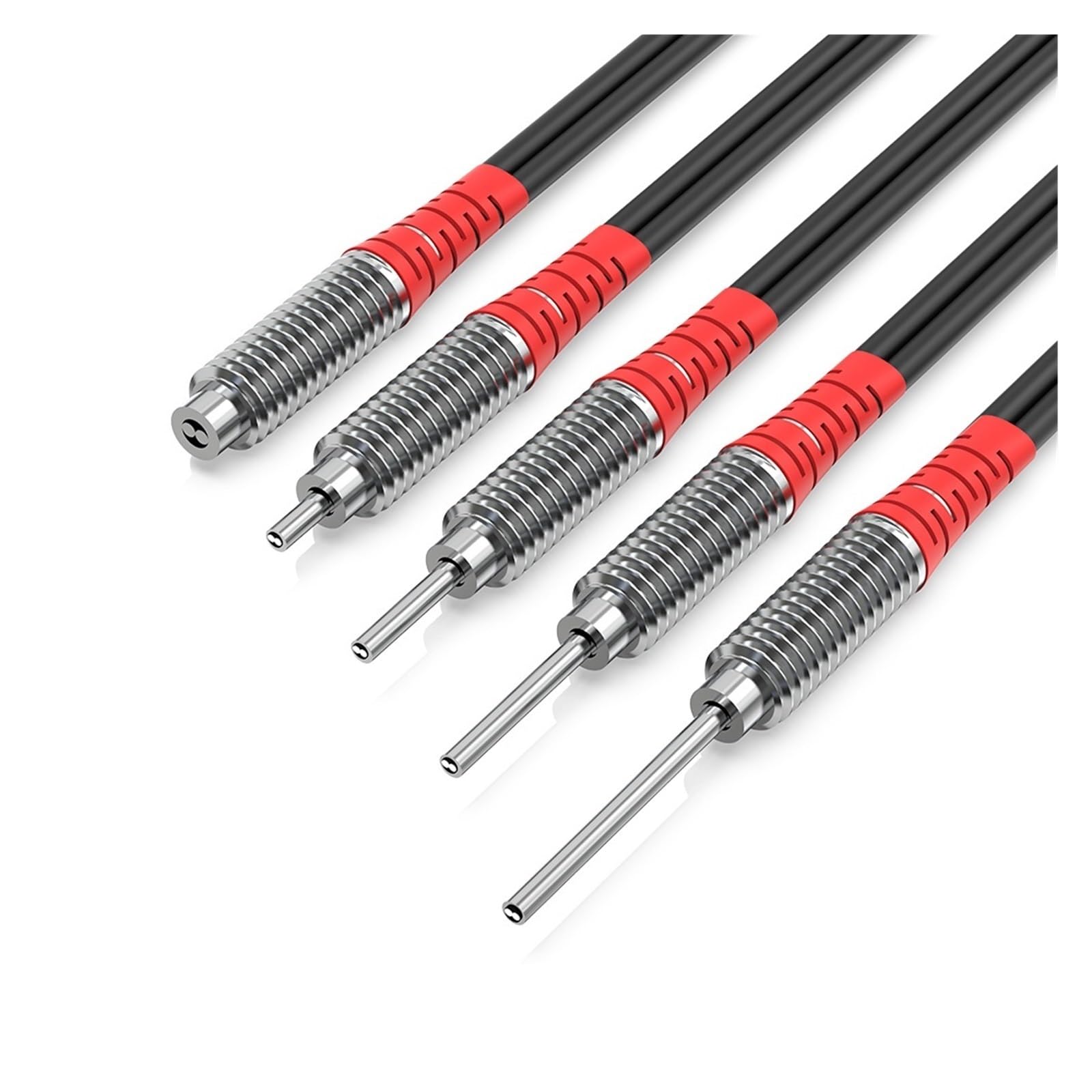 HJCMOONB Fiber Optic Sensor Diffuse Reflection M6 5/10mm Needle Length coaxial Non-coaxial Diffuse Reflection photoelectric Sensor(Coaxial M6 20mm)