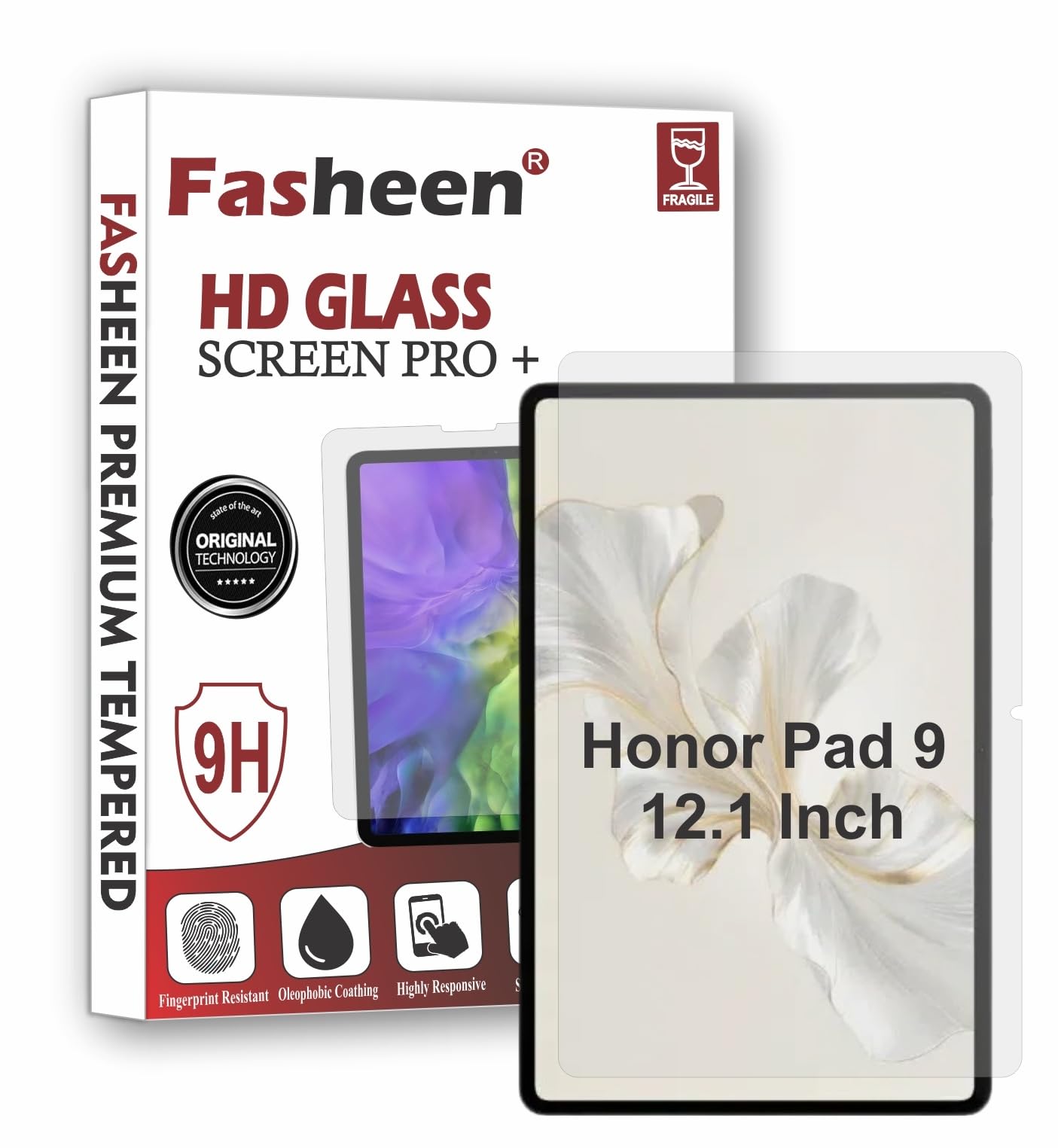FASHEEN Screen Guard Compatible With Honor Pad 9, Honor Tablet 9 (12.1 Inch) Flexible Fiber Screen Protector Not a Tempered Glass, Not Edge to Edge ScreenGuard. (B0D2S7SF88) Amazon Price History, Amazon Price Tracker