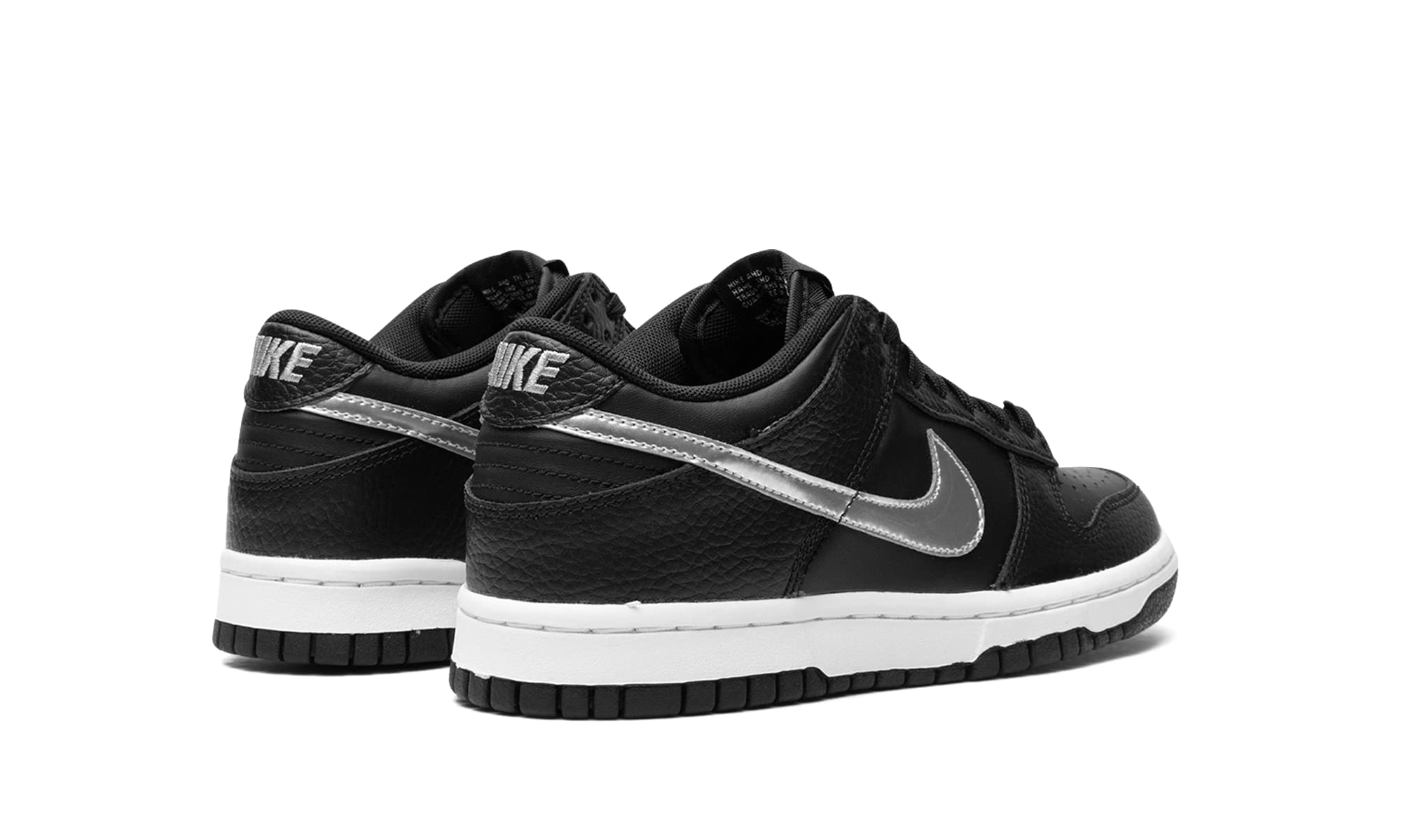 dunk low black chrome iron grey