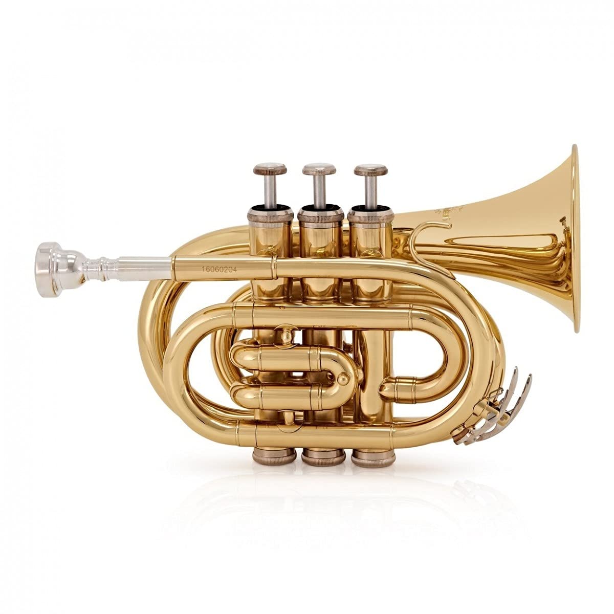Taschentrompete von Gear4music Bb mit Mundstück & Hartschalenkoffer