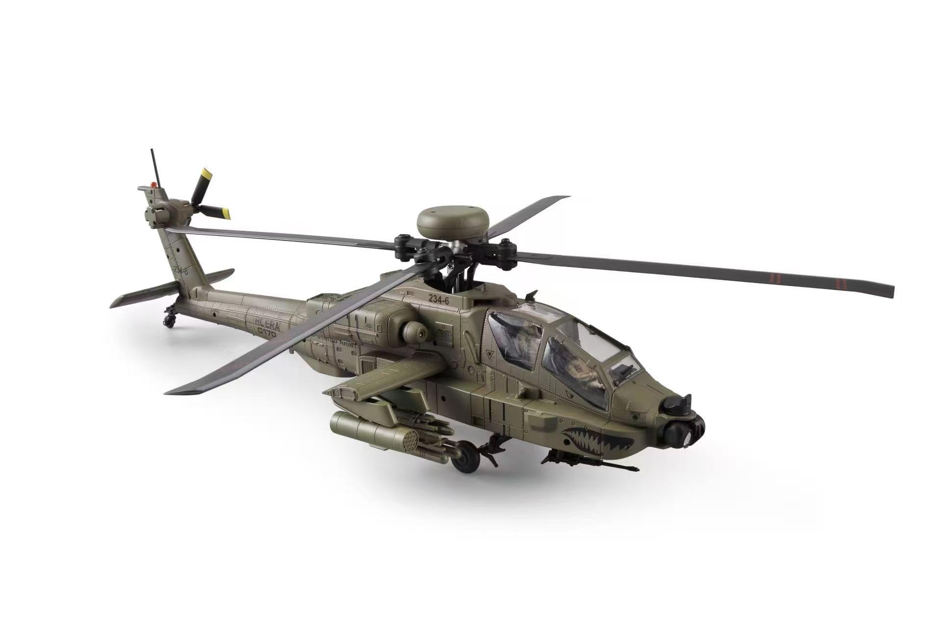 TOUCAN RC HOBBY RC ERA C170 1/48 fern gesteuertes Hubschrauber-Gyroskop AH-64D RC-Flugzeug Modell EIN Schlüssel landekreis Flug bürstenloser Motor