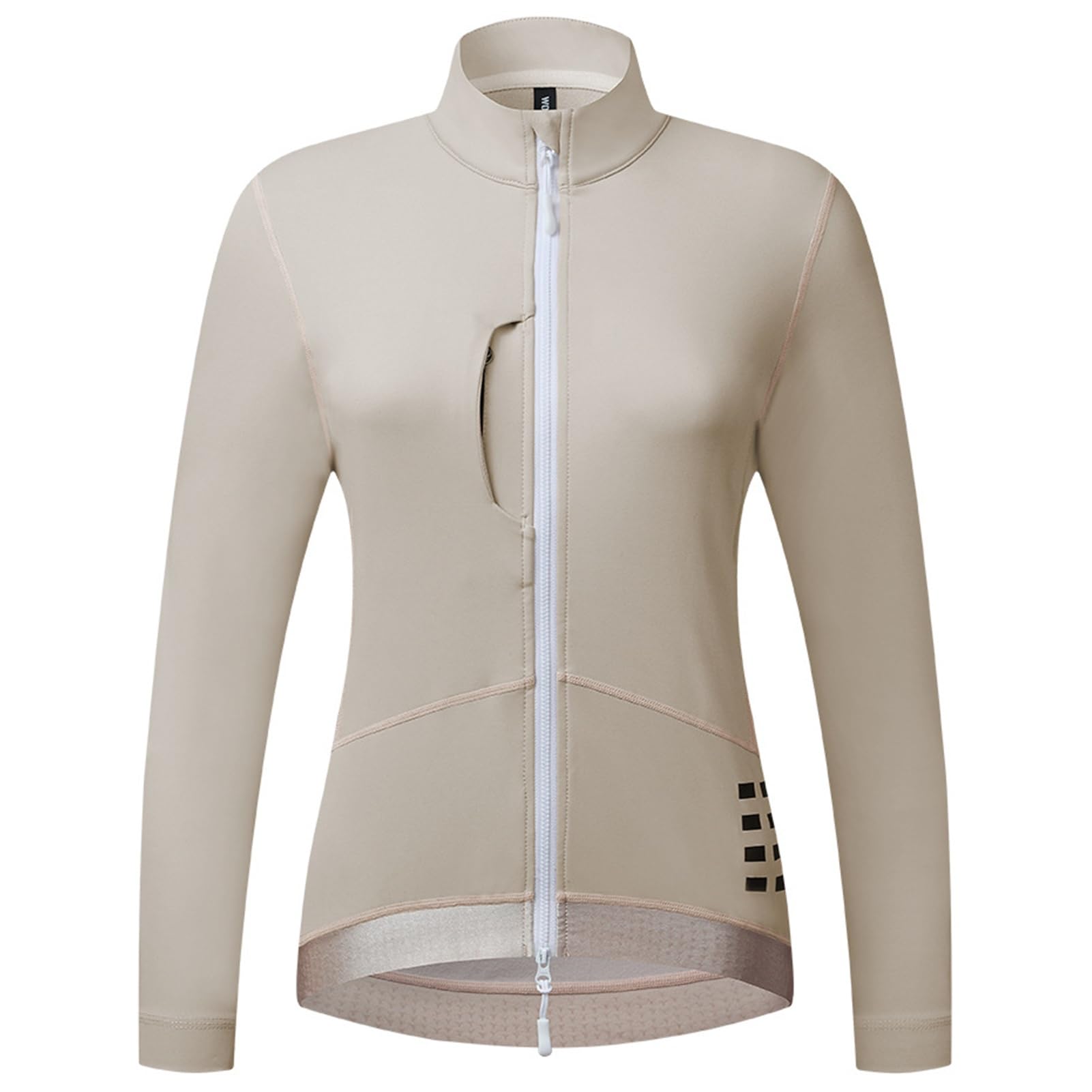 EFGETD Women Cycling Jacket Winter Warm Up Road Bike Long Sleeve Jersey Fleece Coat Bicycle Clothing Cold-proof