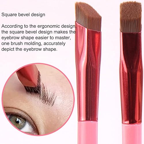 Miniatura 4 de 3 brochas multifunción para cejas cepillo de cejas cepillo de maquillaje corrector tridimensional cepillo de cejas profesional cepillo de contorno