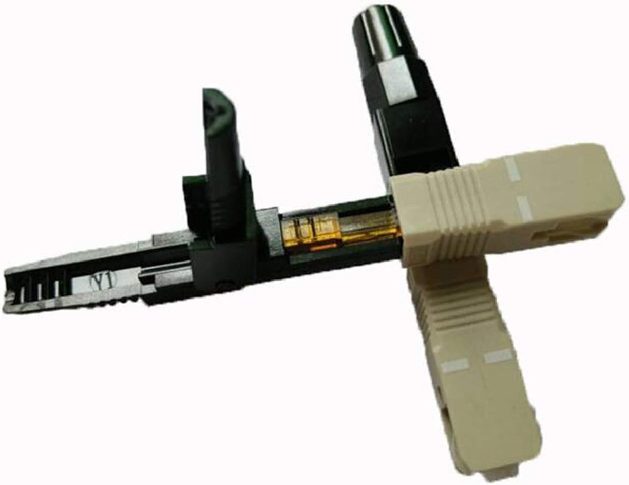 Fiber Optic Converter Adapter 100PCS FTTH SC UPC Multimode Fiber SC UPC Quick Connector SC FTTH Fiber Quick Connector SC Connector Converter