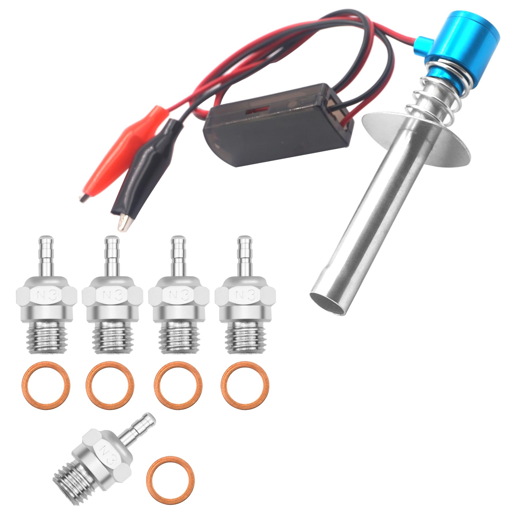 Amazon.com: RC Glow Plug Starter Igniter Ignitor 6V-24V & RC Glow