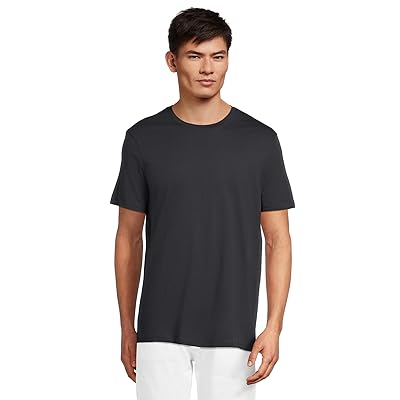 Armani Exchange Crew Neck T Shirts with Small Logo Patch Men