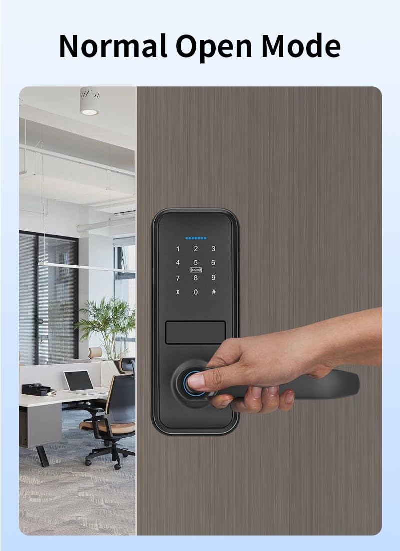 Serrure Intelligente SimpliSafe SSLK1 Noire – Clavier PIN, Porte D'entrée (obsidienne)