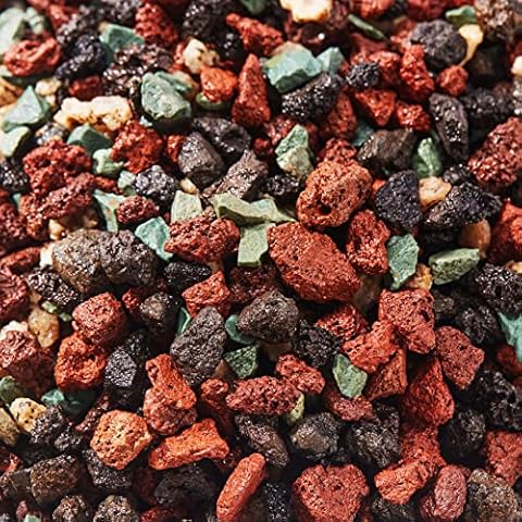 JeeMooTown 3.96lb Horticultural Lava Rocks, 6-9mm Cactus and Succulent Potting Mix, Horticultural Grit & Pumice for Potting Plants, No Chemicals Added, Breathable, Good for Drainage and Top-dressing Cover