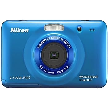 Nikon - COOLPIX S33 ブルー  M333 Nikon COOLPIX S33 13.17MP Digital Camera Marine Blue