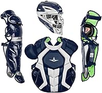 Vista 12 de All-Star S7 Axis for Adults - Baseball Catching Equipment Kit (Catching Helmet, Chest Protector, Leg Guards), NOCSAE Standard