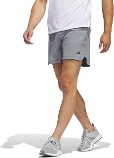 Adidas Men's Axis Woven Training Shorts - Recycled Polyester Stretch Active Shorts for Workouts