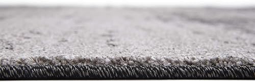 Miniatura 10 de Unique Loom Del Mar Collection - Alfombra Lucille (7 pies 10 pulgadas, cuadrada, gris oscuromarfil)