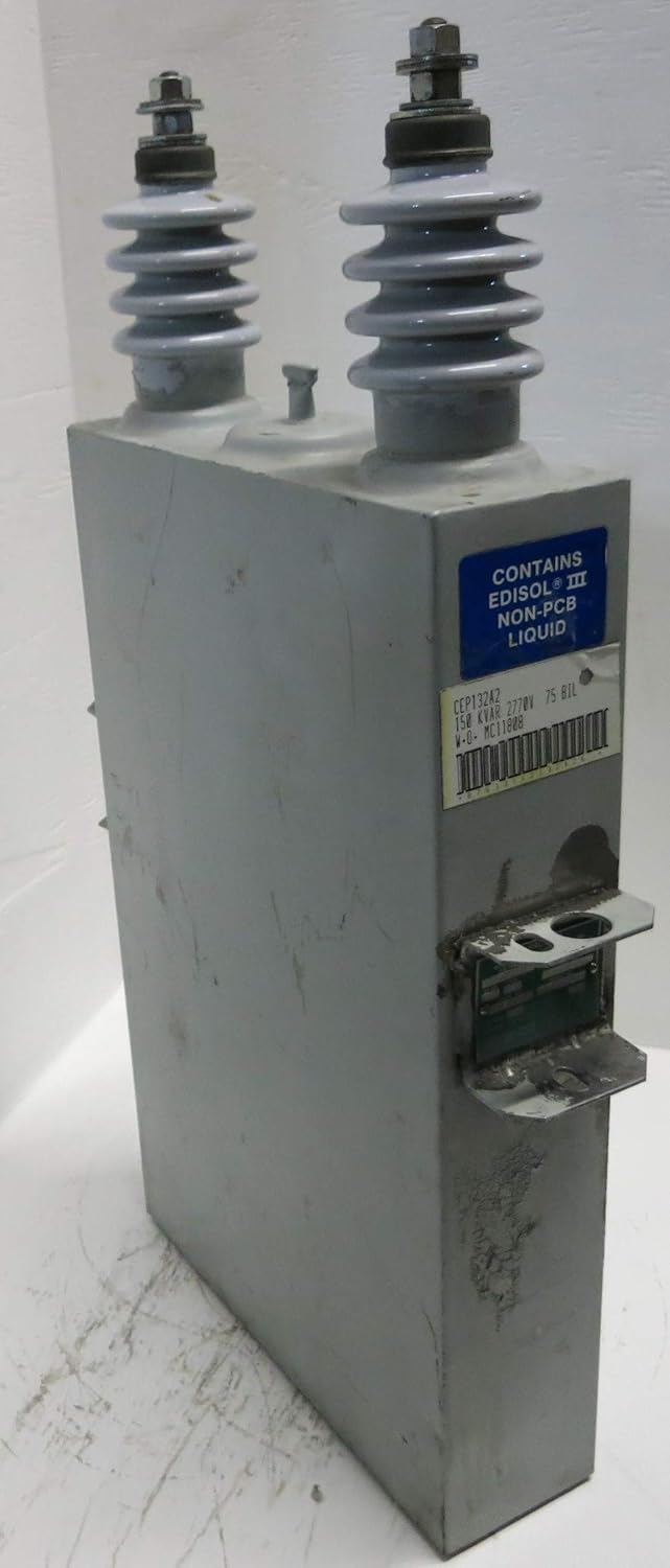 Mcgraw Edison Cep132a2 150 Kvar 2 Pole 2770 Vac 60 Hz 75kv 1ph Capacitor Ex Amazon Com Industrial Scientific