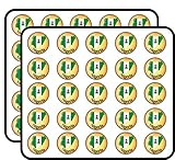 Nigeria Flag Glossy Label Decorative Scrapbooking Sticker Waterproof Vinyl Stickers for Water Bottle, Laptop & Phone Case – 50 Pack