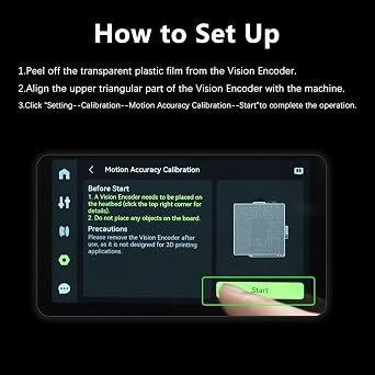 Bamboo X2D Vision Encoder for Bambu Lab X2D Build Plate 3D Printer Below 50μm Motion Accuracy for Bambu Lab Vision Encoder Injection-Molded-Level Quality Bambu X2D 3D Pinter Accessories