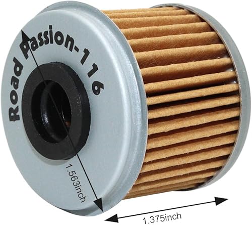 Miniatura 3 de Road Passion Filtro de aceite de alto rendimiento para HONDA TRX450R 450 06-09 2012 TRX450 R 444 04-05 TRX450ER 450 06-09 12-14 (paquete de 5)