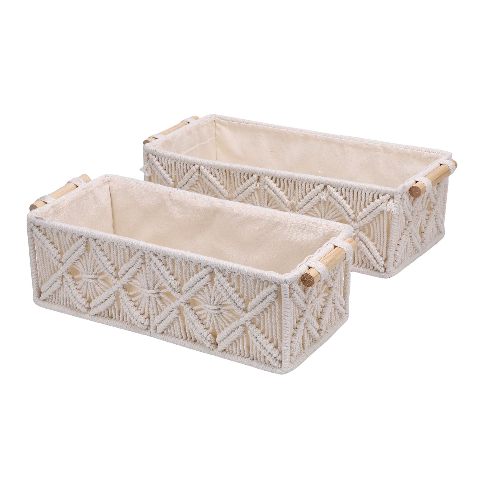 Panier de rangement boho decor pour ranger les articles de toilette